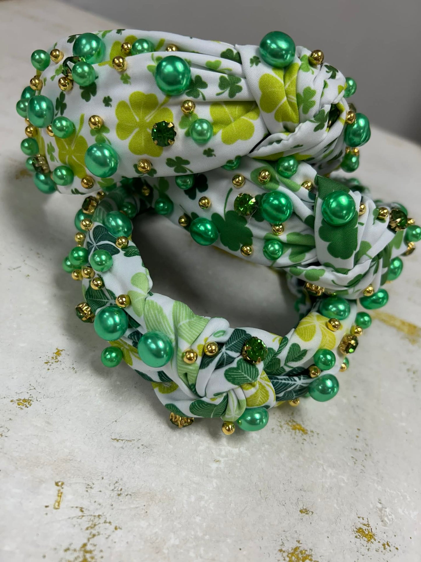 St Patricks Day Knotted Headbands