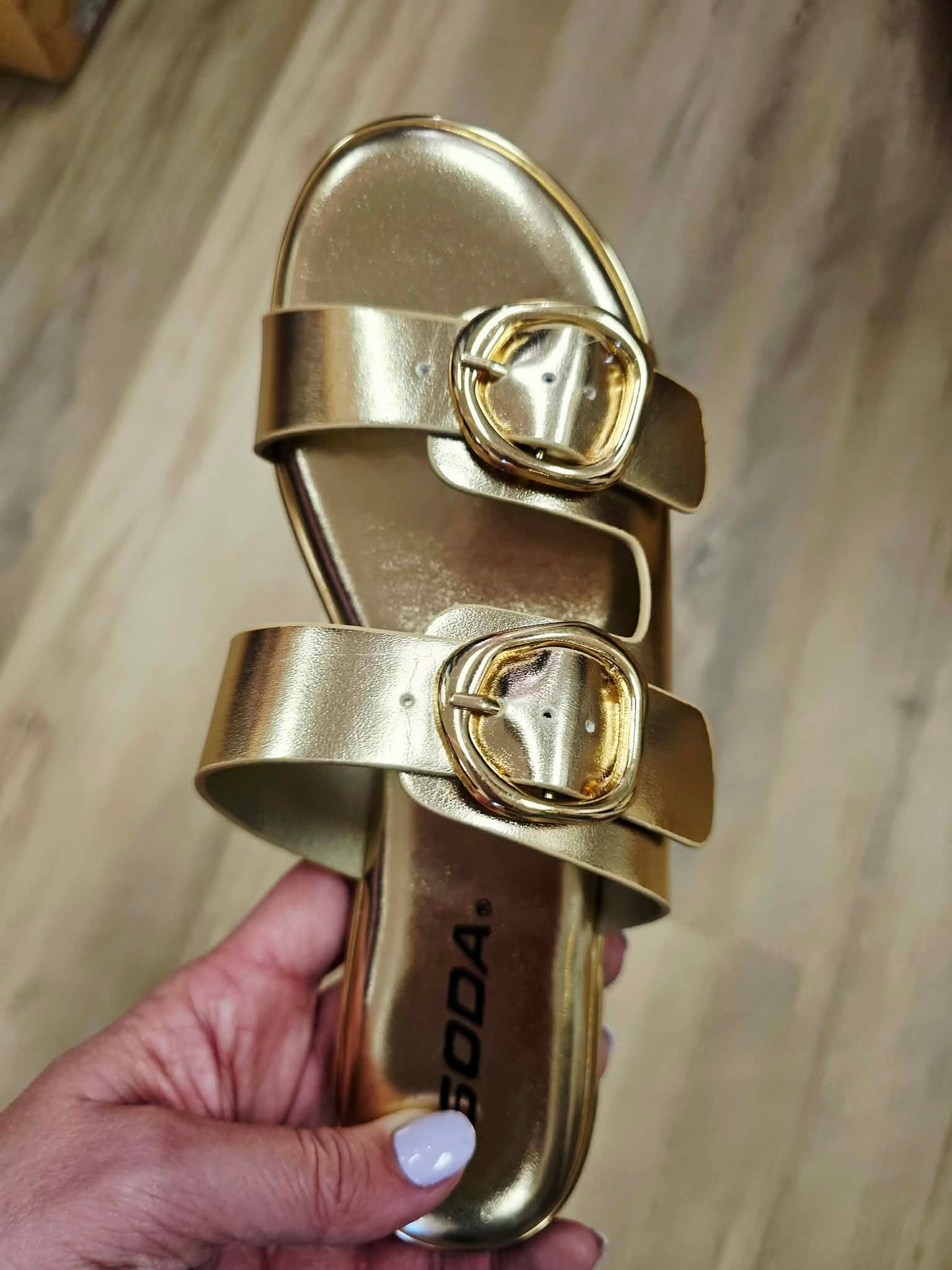 ARINA- Gold 2 buckle- Slide