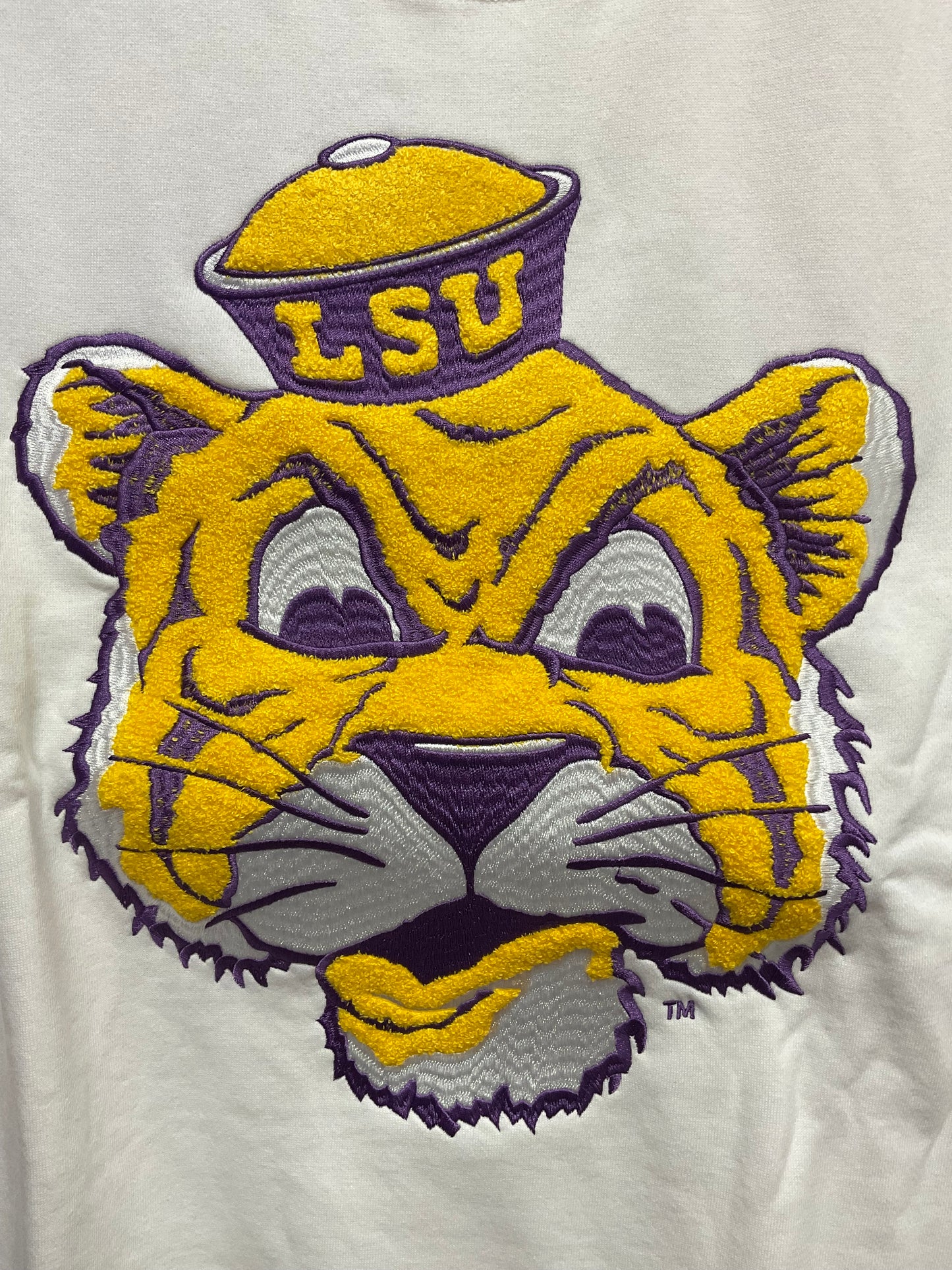 LSU Mascot Chenille Crewneck Sweatshirt