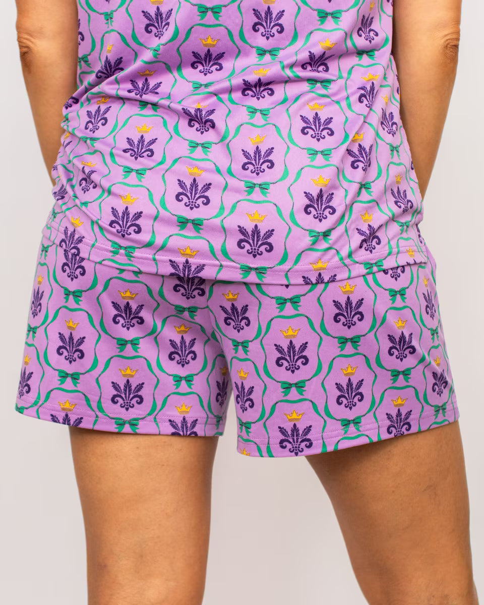 The Royal Standard-Mardi Bow Sleep Shorts