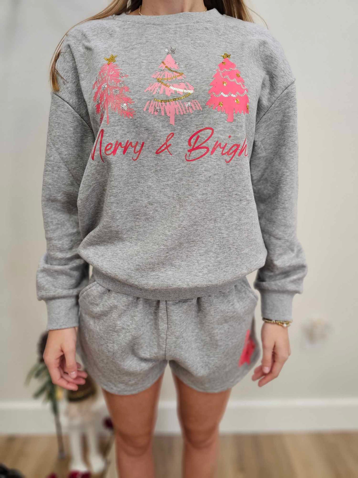 Christmas Tree Patch French Terry Shirt