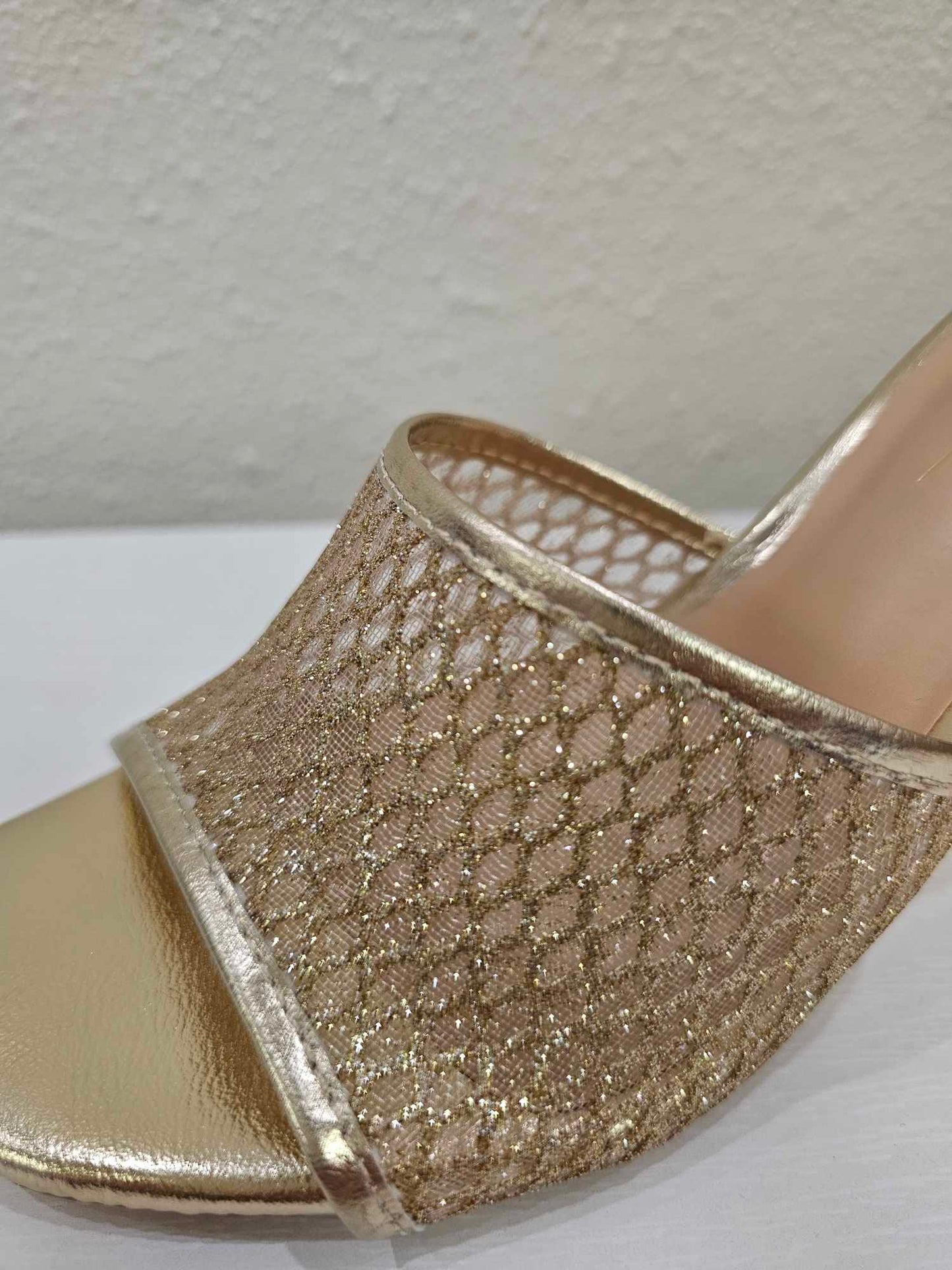 One - Gold Mesh Heel