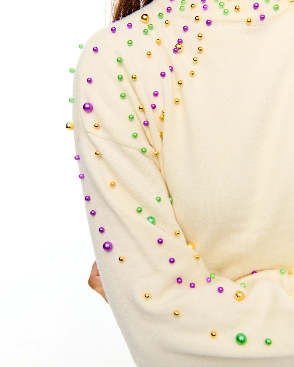 Grab the Beads Pearl Sweater