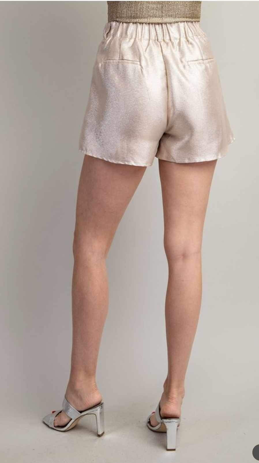 Sparkle & Shine Pleated Shorts
