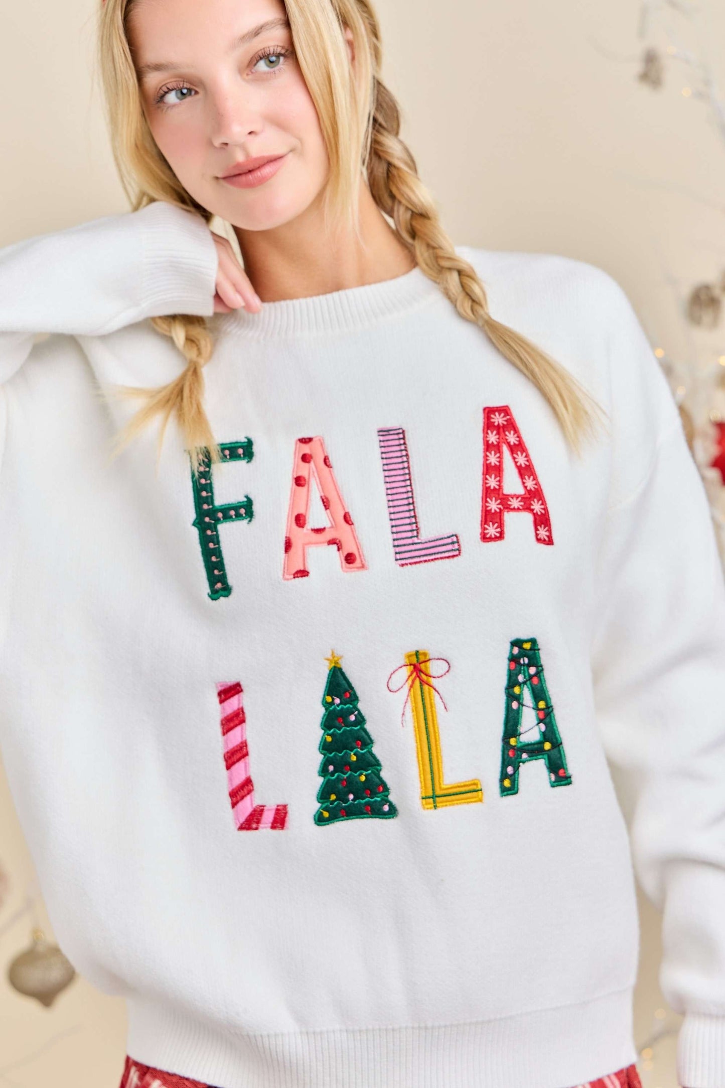 Fala Lala Christmas Knit Sweater