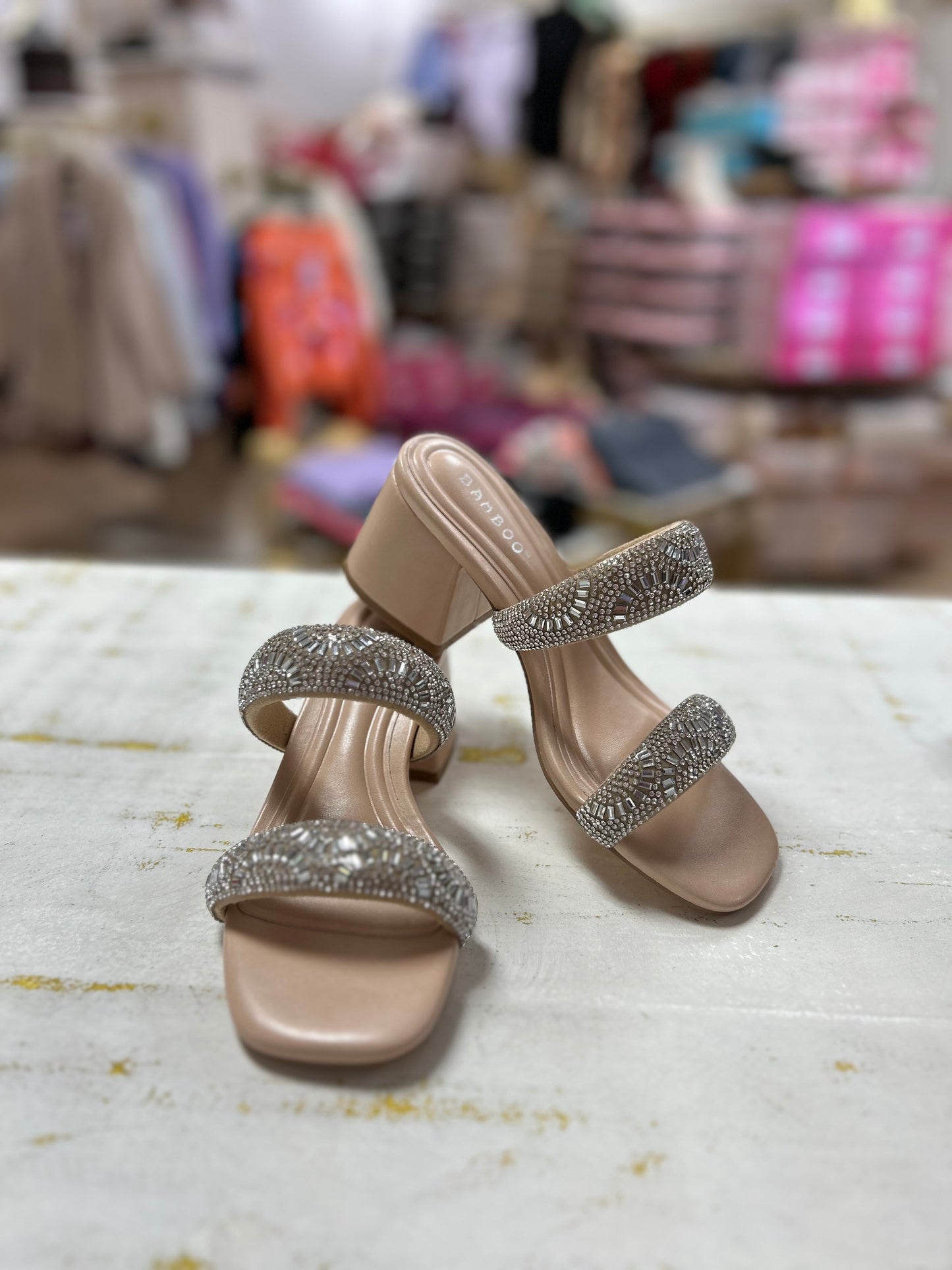Bobbie - Bubble Rhinestone Heels