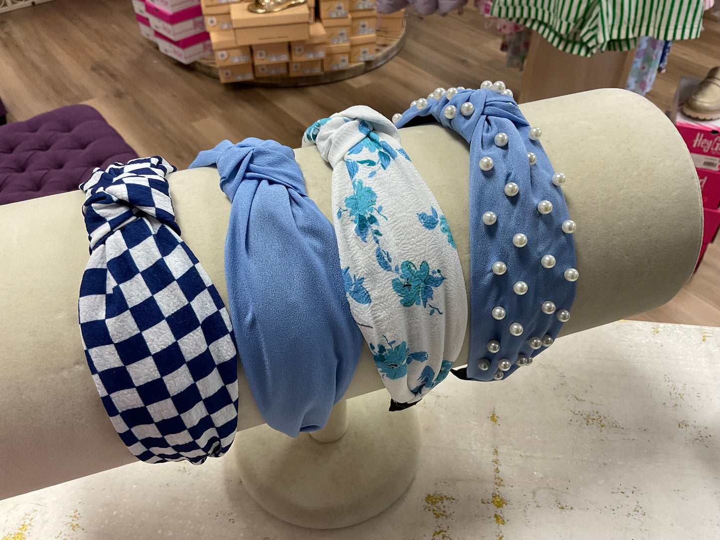 Feelin Blue Knot Headbands