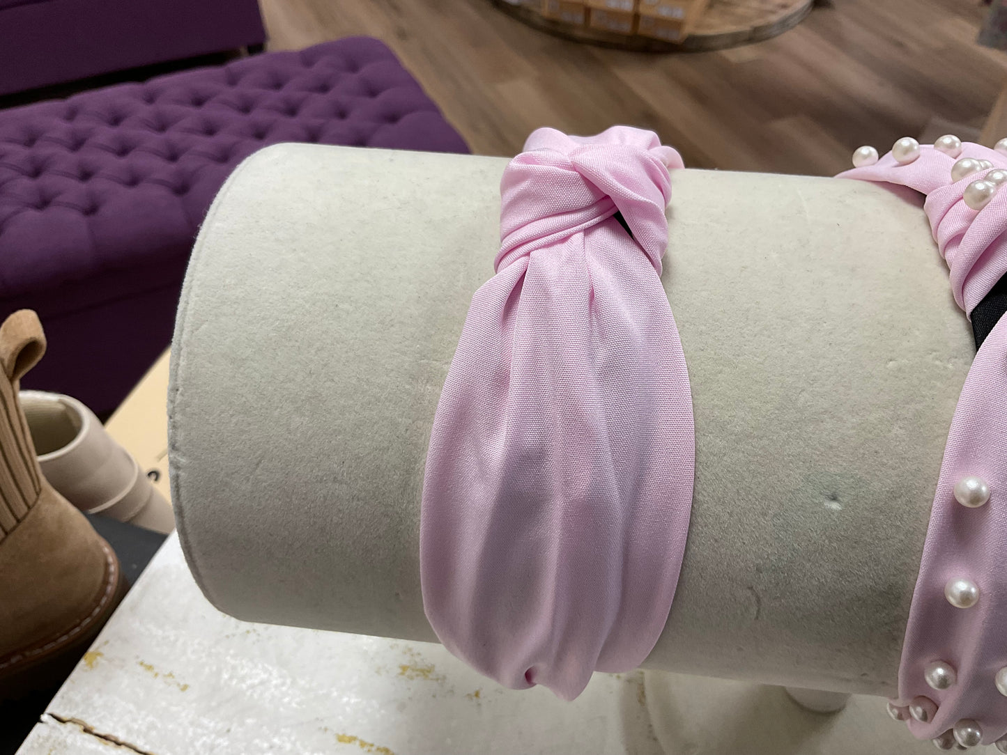 Ballerina Pink Knotted Headband