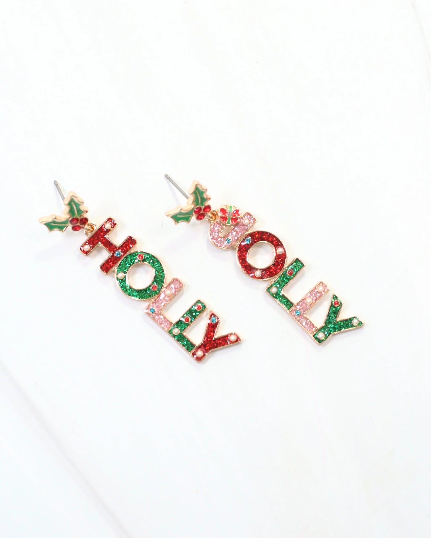 Deck the Halls Holly Jolly Earring Multi