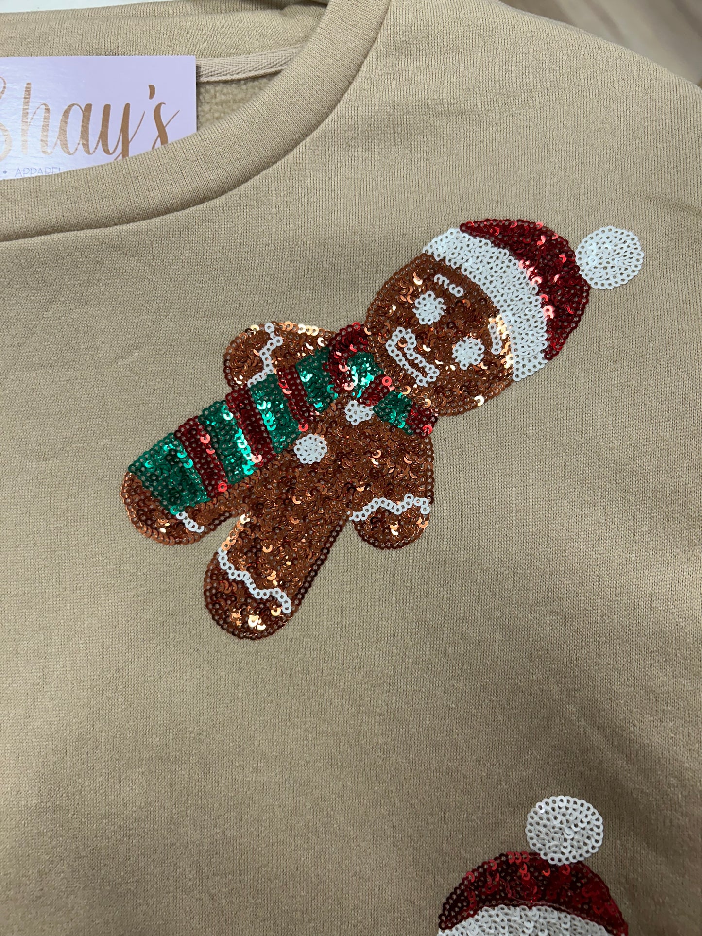 THE GINGERBREAD MAN- Fleece Pullover