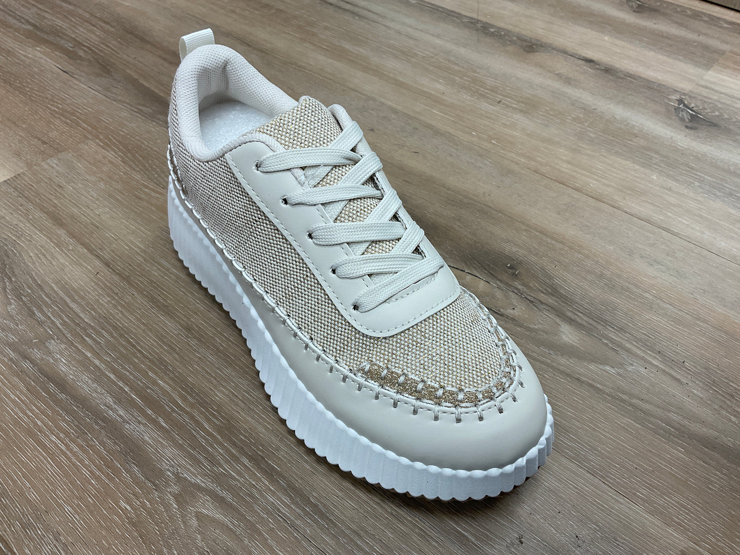 Remi - Beige Gold Tennis- FINAL SALE