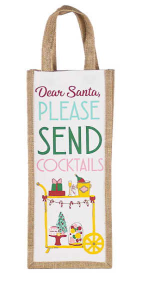 THE ROYAL STANDARD- Santa Send Cocktails Wine Bag