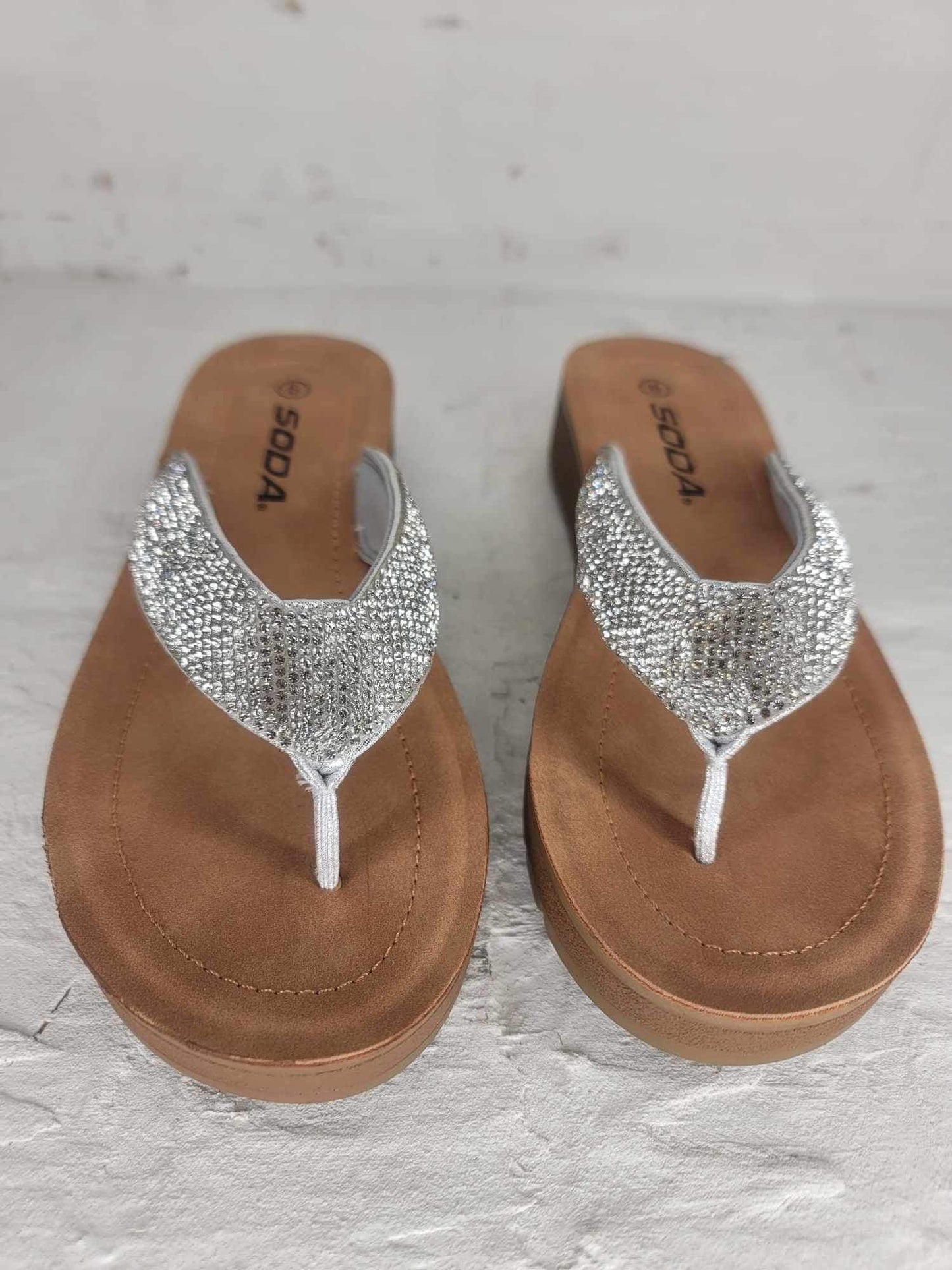 Auroy Sandal - Silver Shimmer