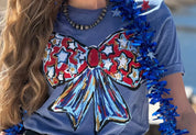 Callie Ann Patriotic Bow Tee