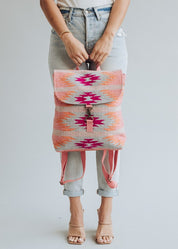 Woven Aztec Backpack