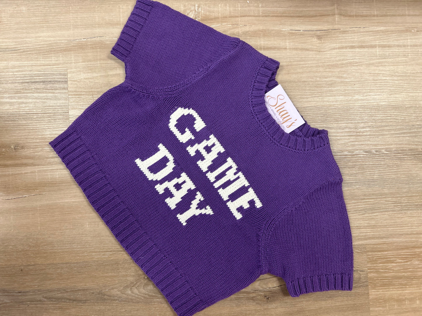 Game Day Cropped Sweater Top