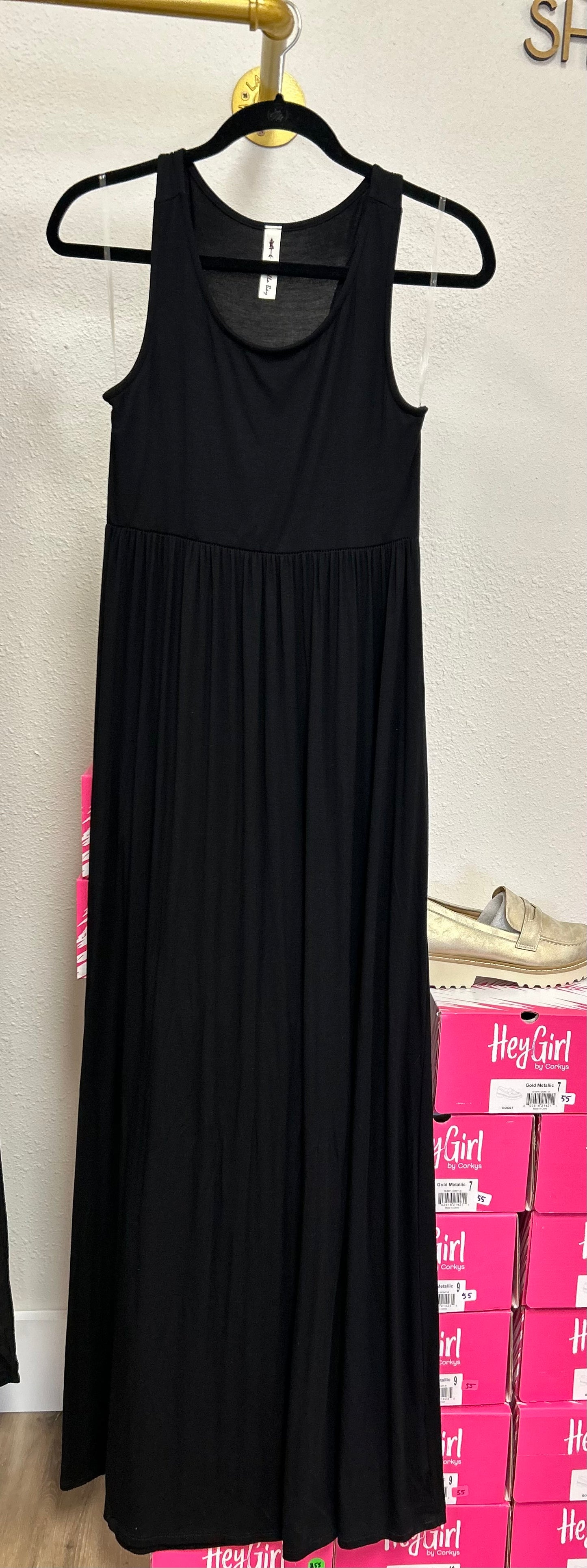 Razor Back Long Dress