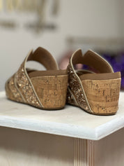 Corky's Sparkler Wedge - Gold