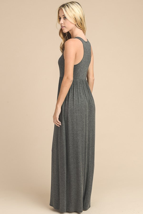 Razor Back Long Dress