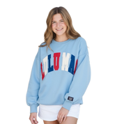 LULU MAC Red/White/Lulu Stitch Sweatshirt