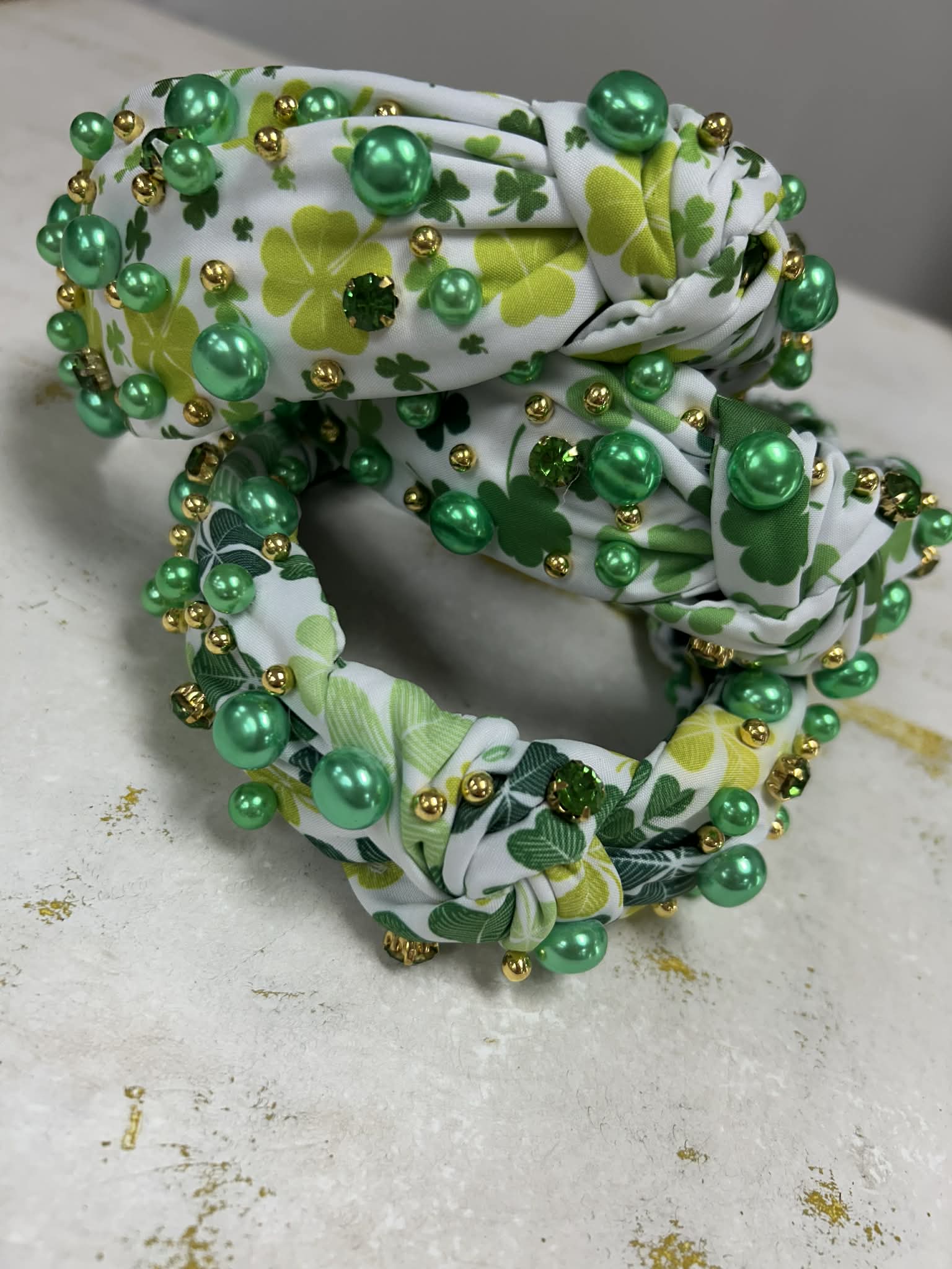 St Patricks Day Knotted Headbands