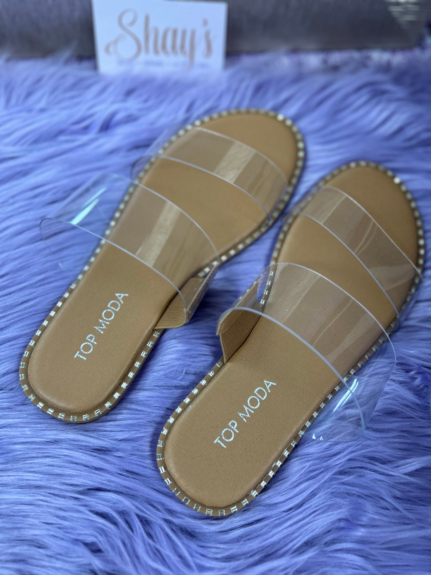 Gateth Double Clear Sandal