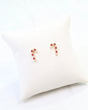 Kris Kringle Candy Cane Stud Red