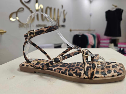 Eyeful Leopard Sandal