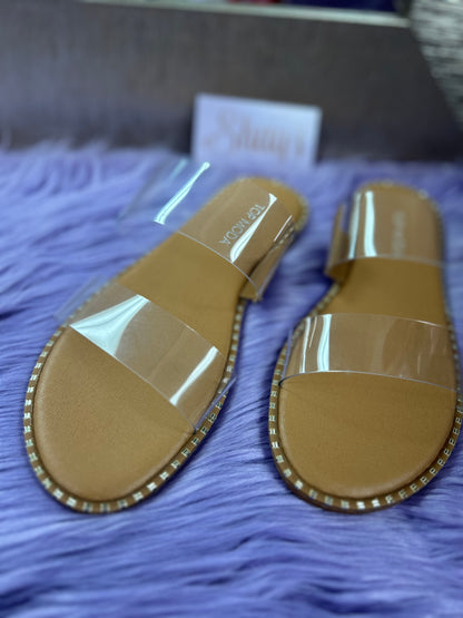 Gateth Double Clear Sandal