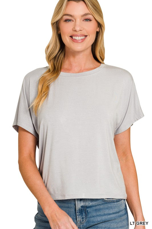 Cropped Flowy Tshirt