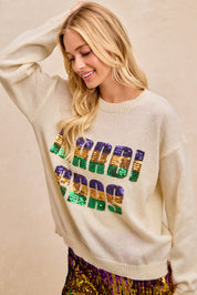 FAT TUESDAY- Mardi Gras Lettering Top