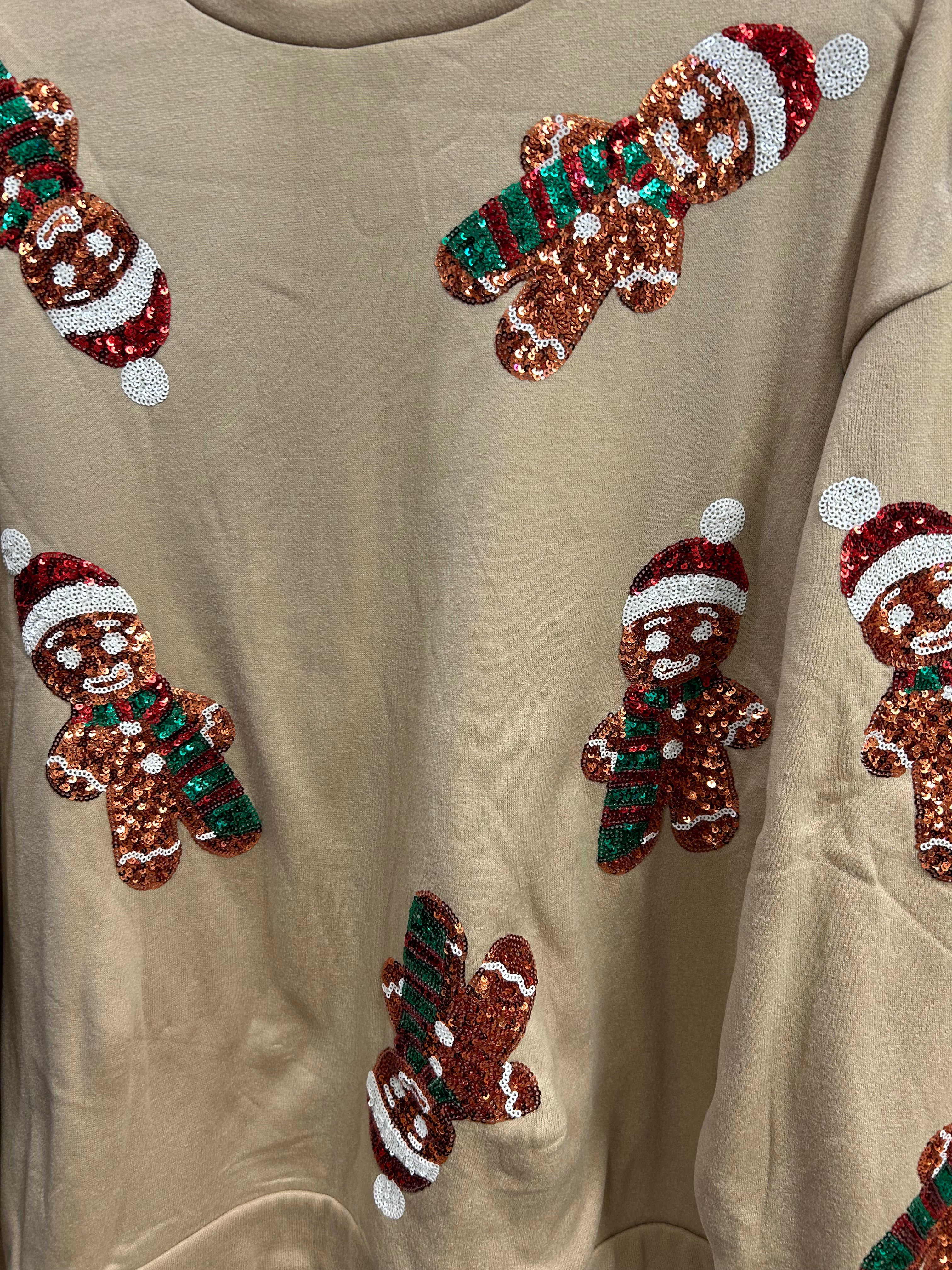 THE GINGERBREAD MAN- Fleece Pullover