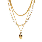 Royal Standard- Football Layered Necklace