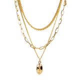 Royal Standard- Football Layered Necklace