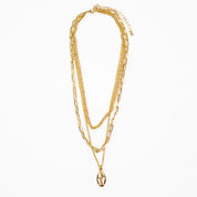 Royal Standard- Football Layered Necklace