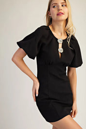 The Madison- Metal Trim Dress