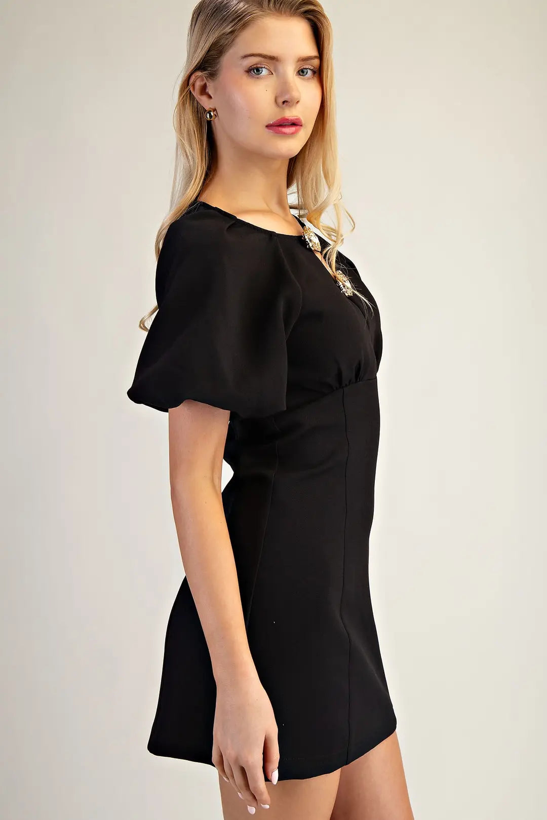 The Madison- Metal Trim Dress