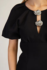 The Madison- Metal Trim Dress