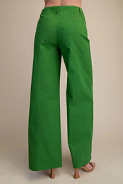Clover- High Rise Wide Leg Pants