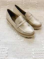 Corky's Boost Loafers - Gold Metallic