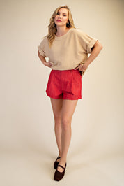 Fest- High Waist Shorts