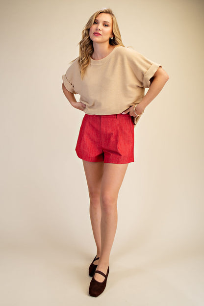 Fest- High Waist Shorts