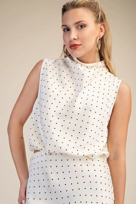 Dreamy Dots-  Sleeveless Top