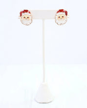 I Believe Santa Earring Red