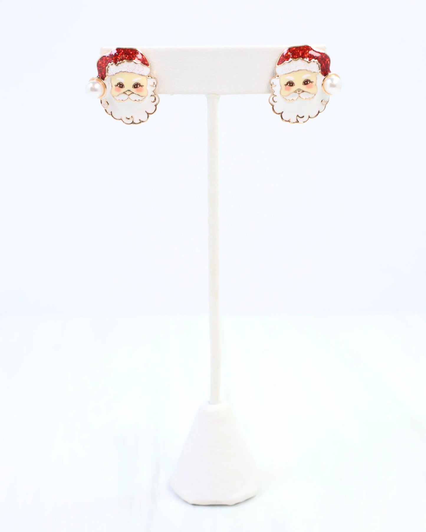 I Believe Santa Earring Red