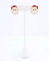 I Believe Santa Earring Red