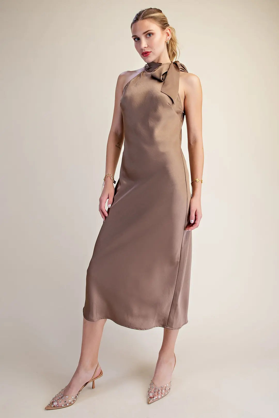 Lovely Evening- Halter Dress