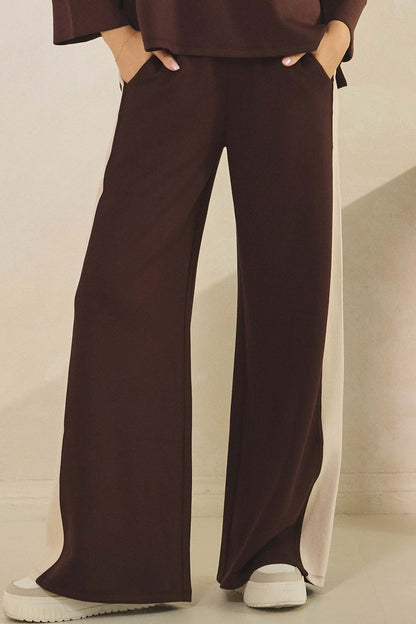 Ultra comfy Two Tone Wide Leg Pant