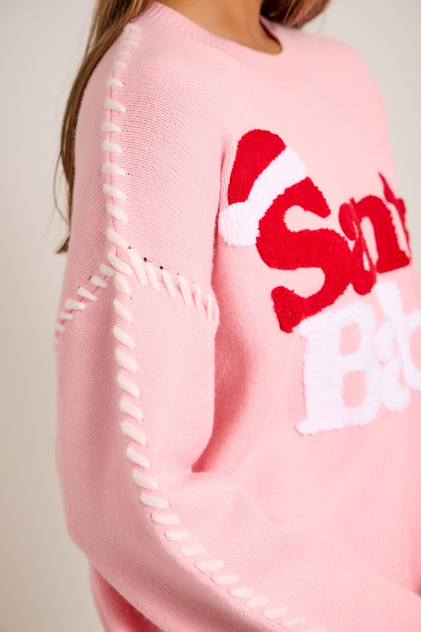 Santa Baby Christmas Knit Sweater