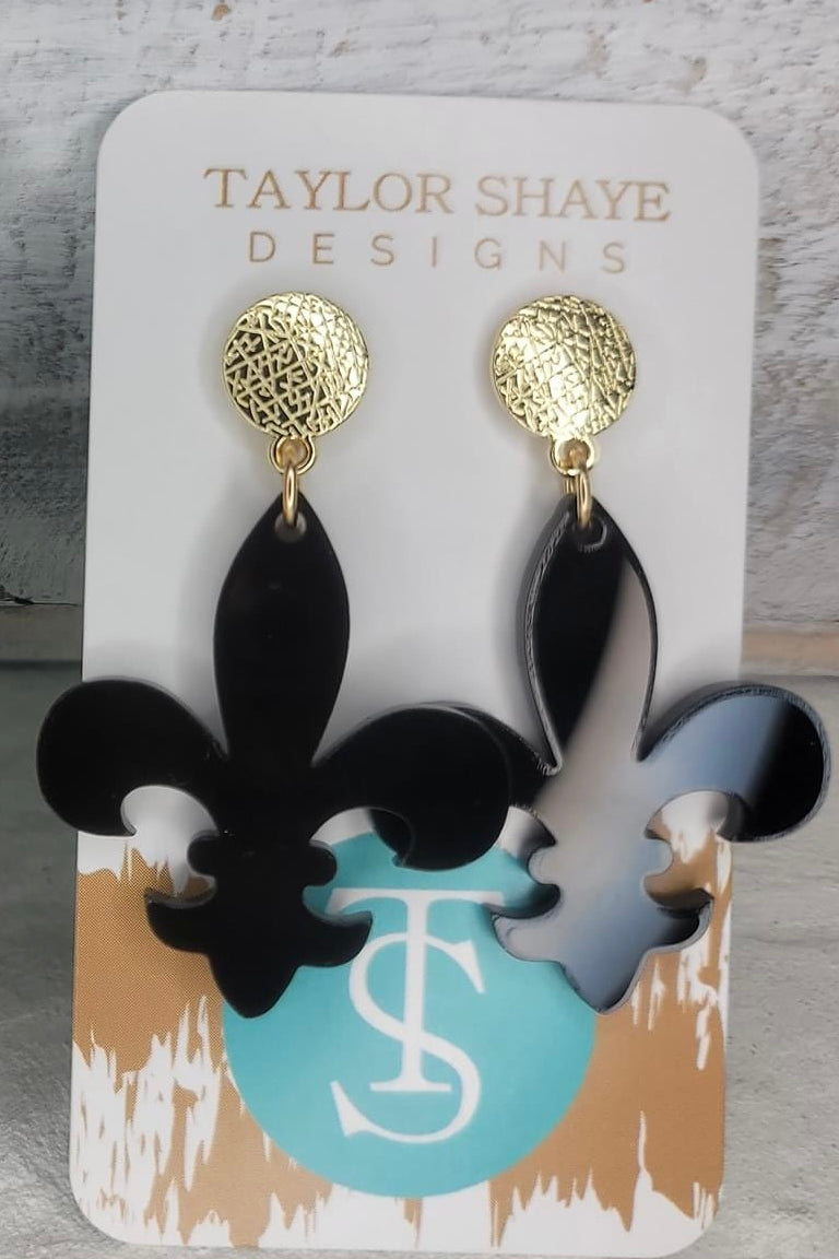 Taylor Shaye Fleur De Lis Earrings